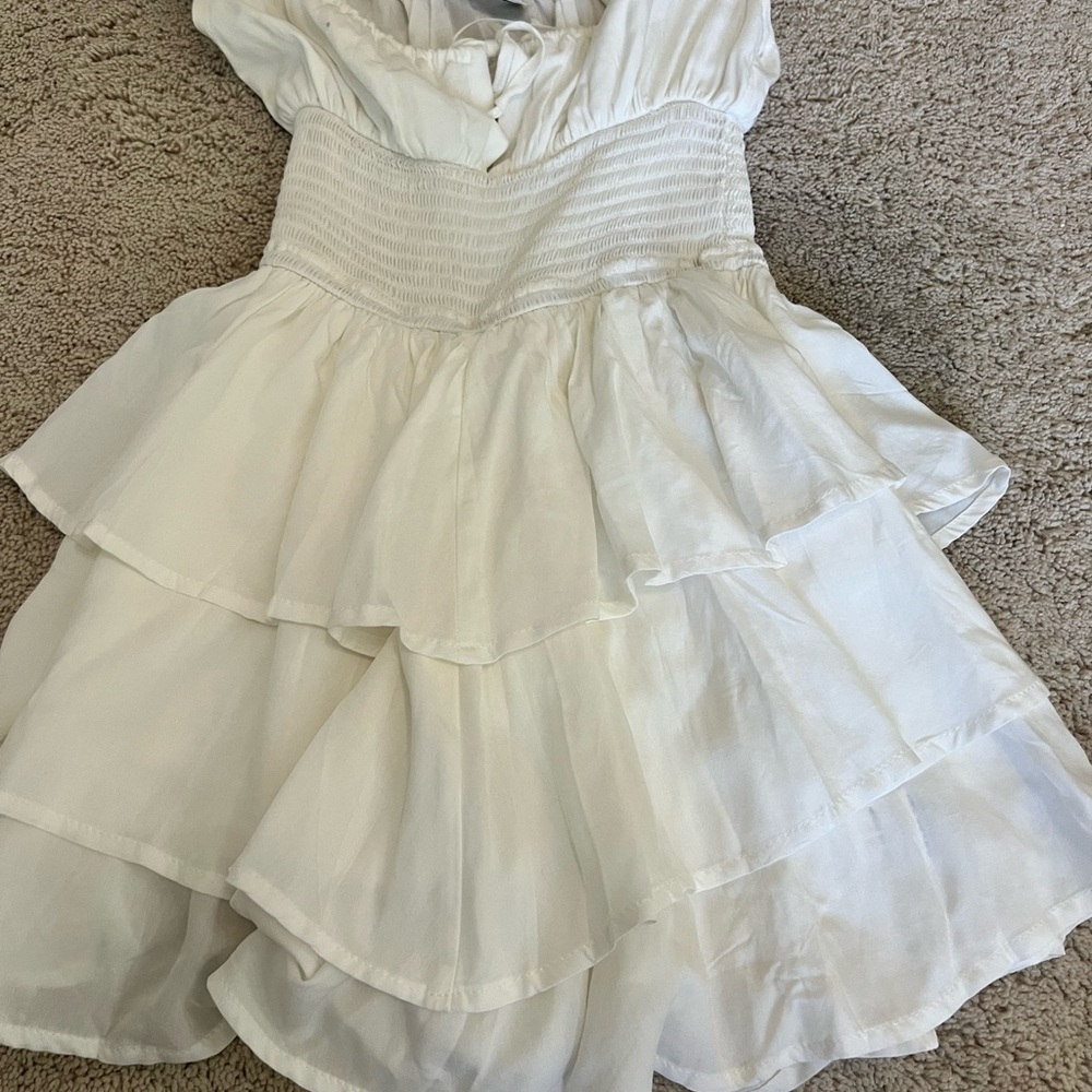 Elegant White Kids Dress
